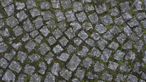 Stone brick pavement