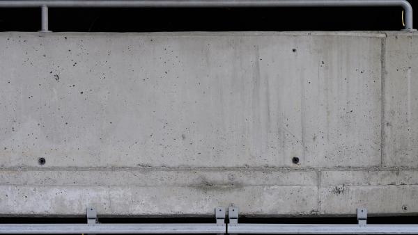 Cast concrete panel