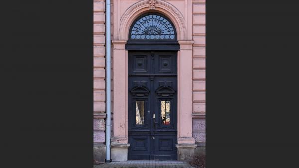 Decorative wood doors