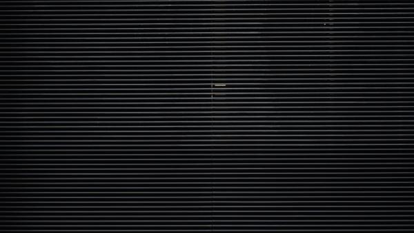 Black facade metal panel