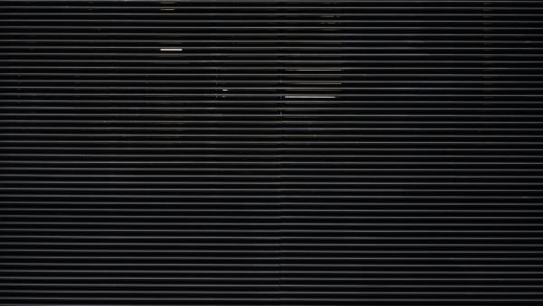 Black facade metal panel