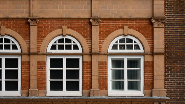 Classic windows facade