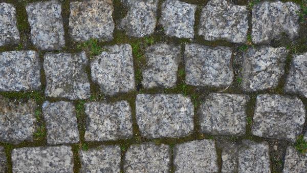 Small cobblestone surface