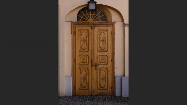 Wooden door photo