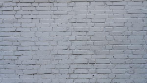 White brick wall