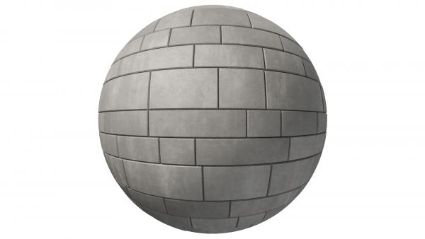 Concrete paving material