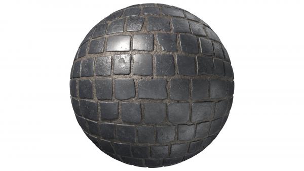 Dark cobblestone texture