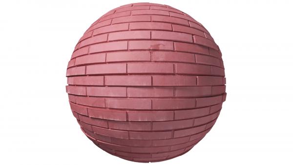 Pink new york brick wall