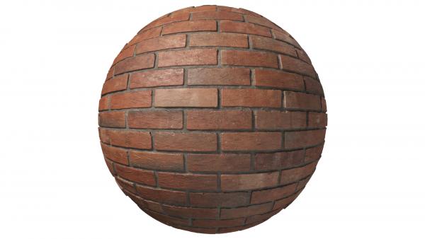 Red brick wall texture