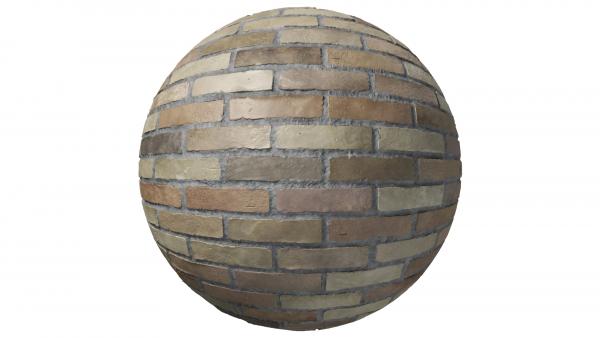Reclaimed brick wall texture