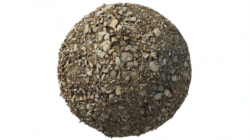 Compacted stone ground Texture