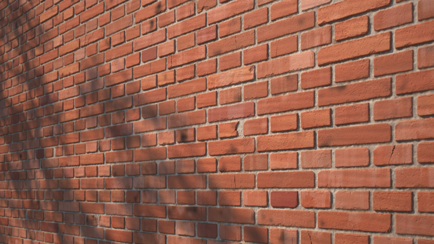 Restored red brick texture