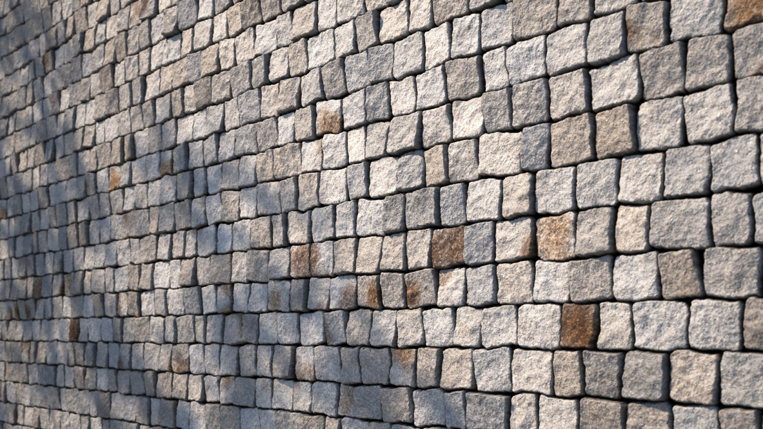 Granite brick wall texture