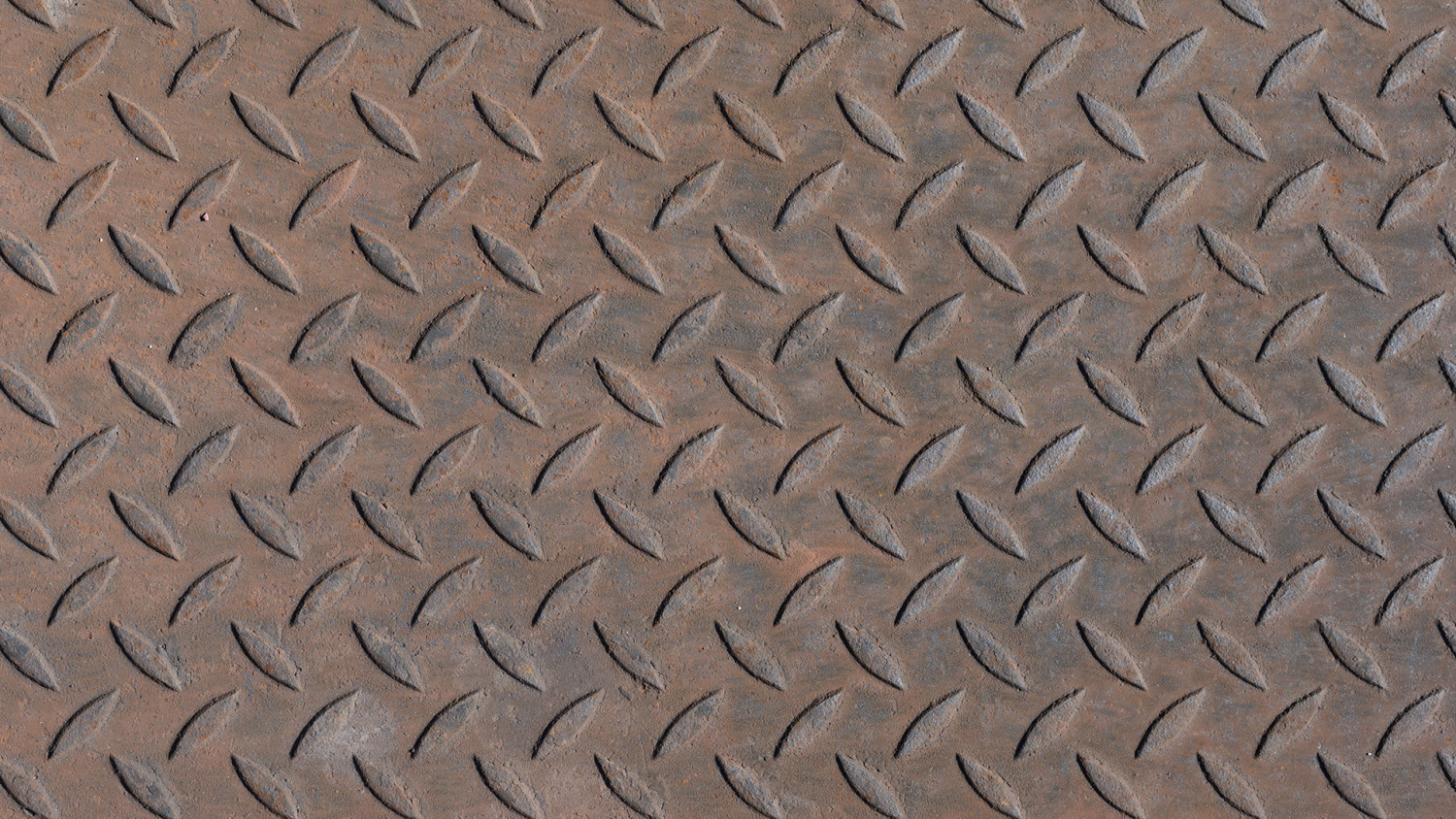 Rusted tread steel plate image
