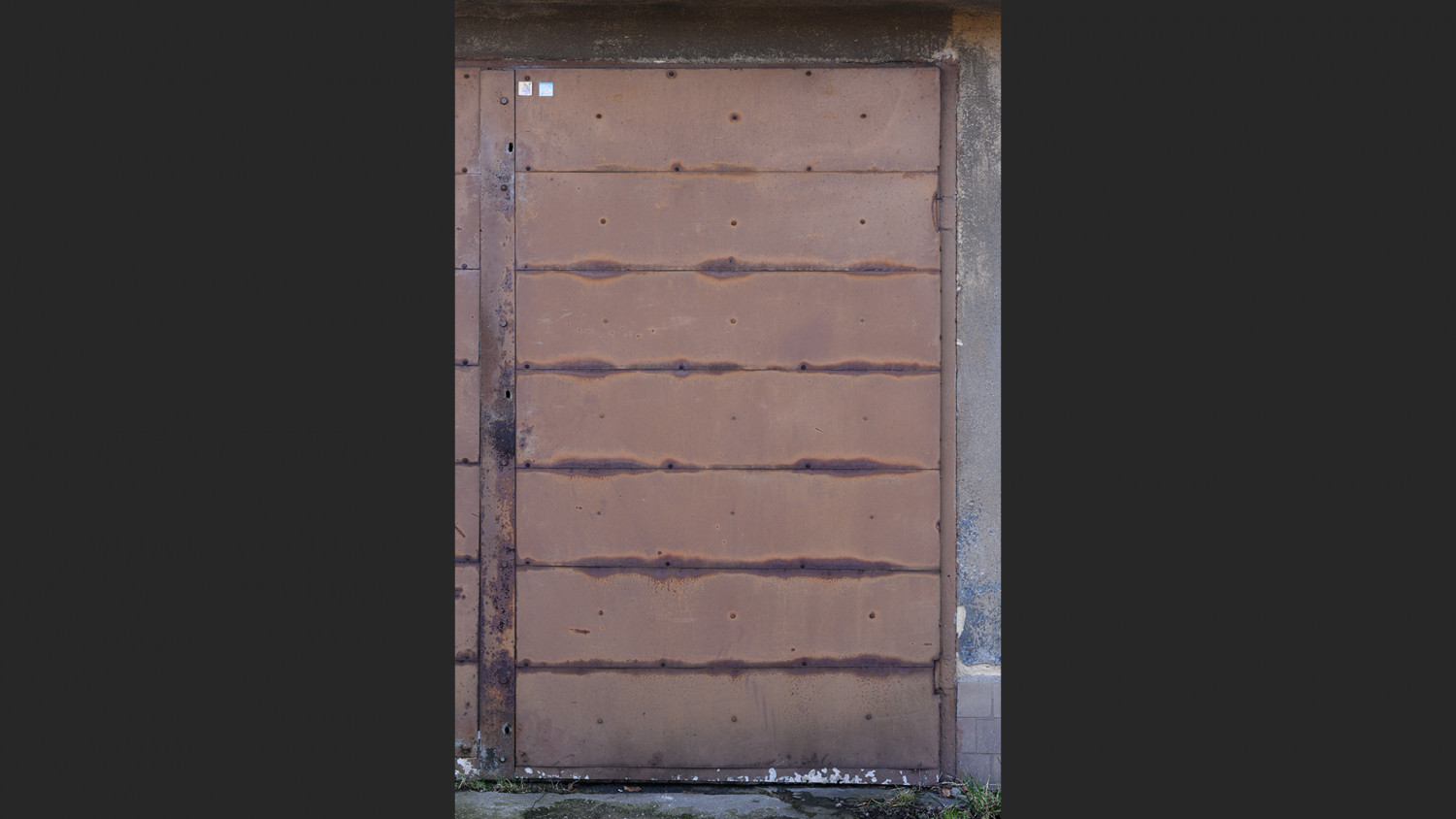 Painted metal doors image