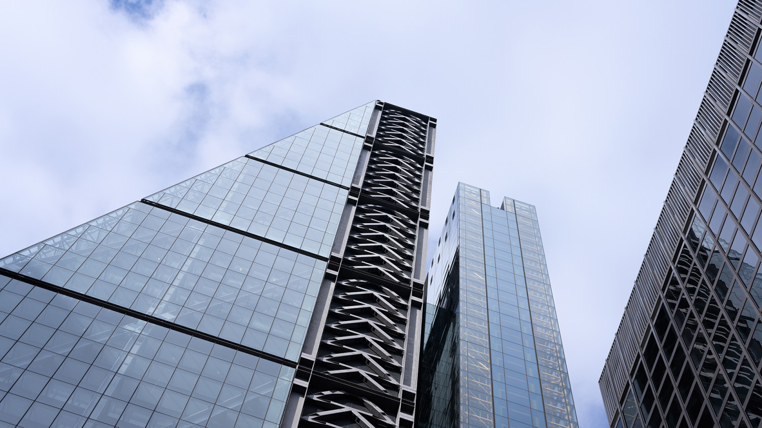 Skyscrapers glass facades image