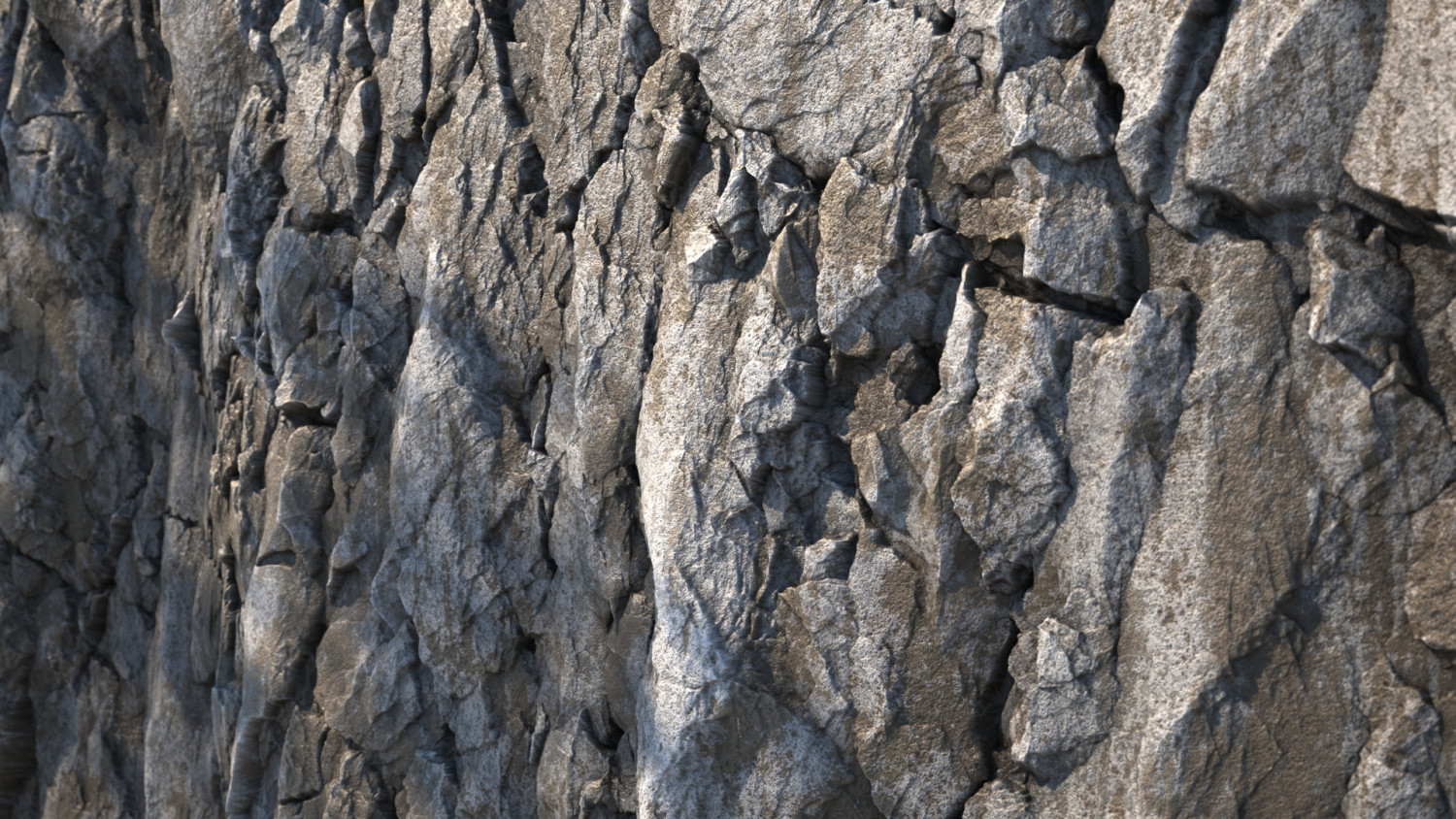 Cracked rock wall texture