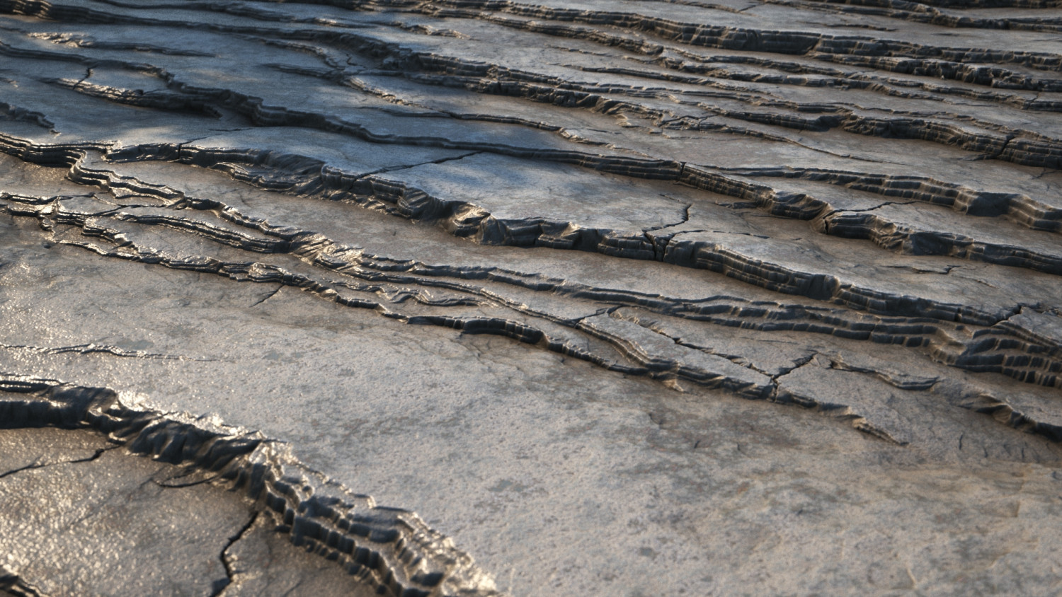 Slick cliff rock wall texture