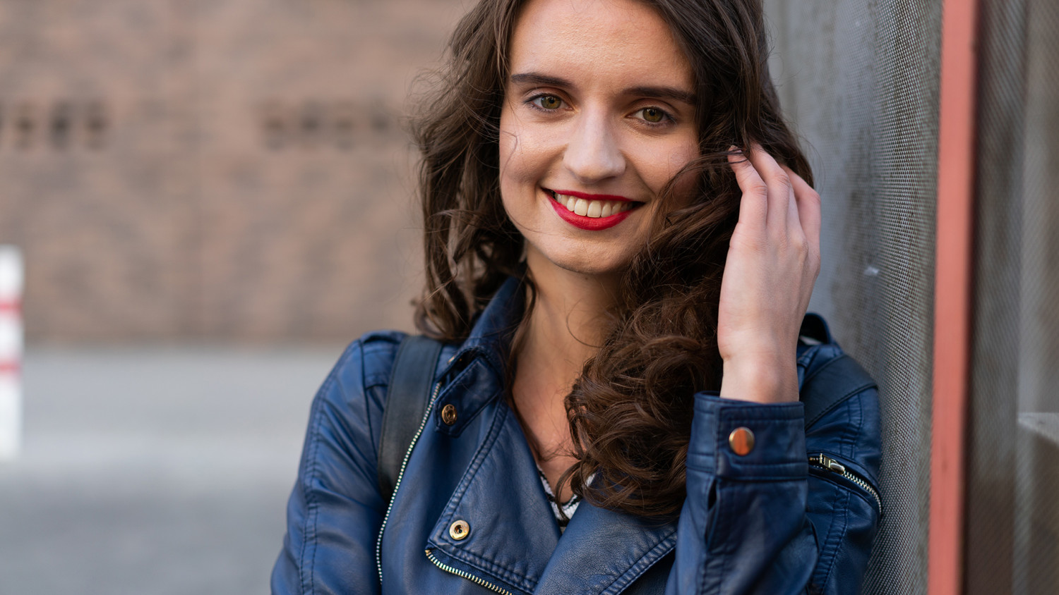 Smiling young girl image