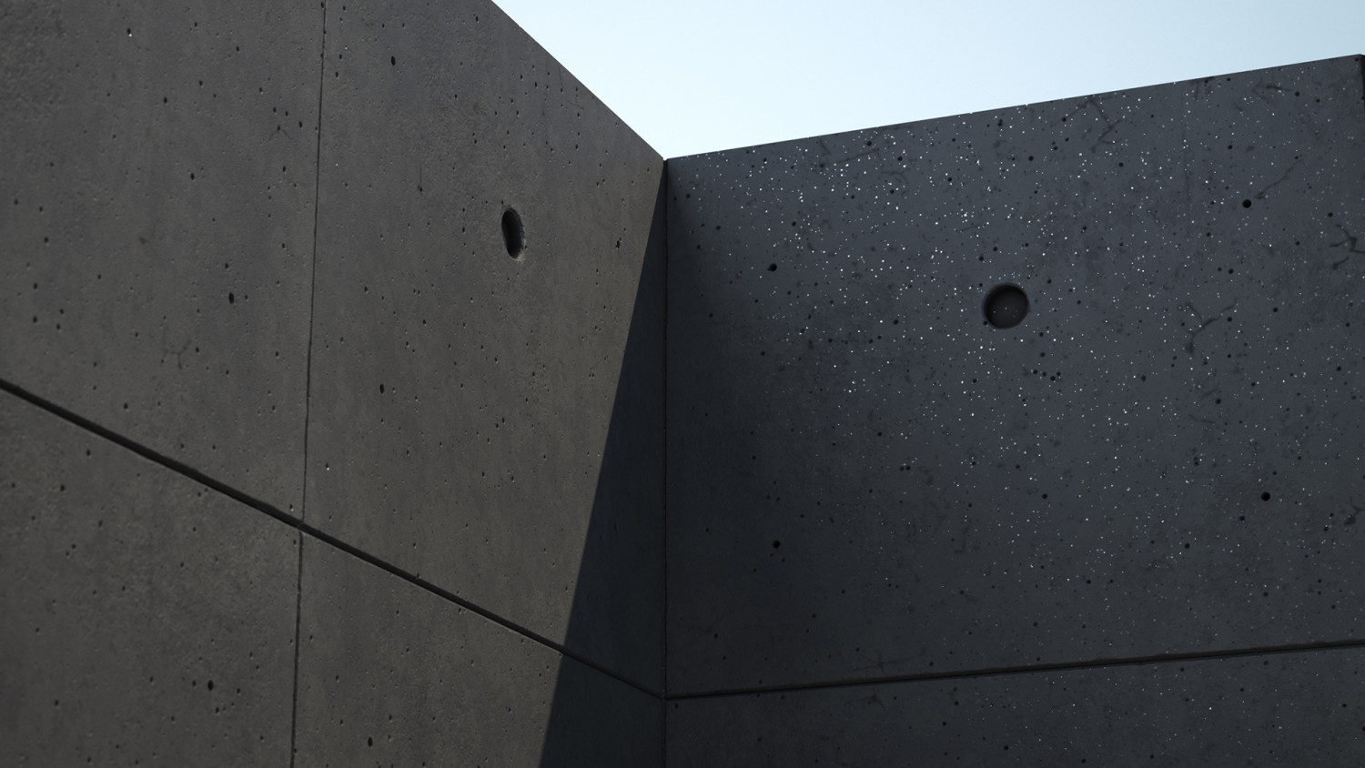 Casted concrete slabs texture