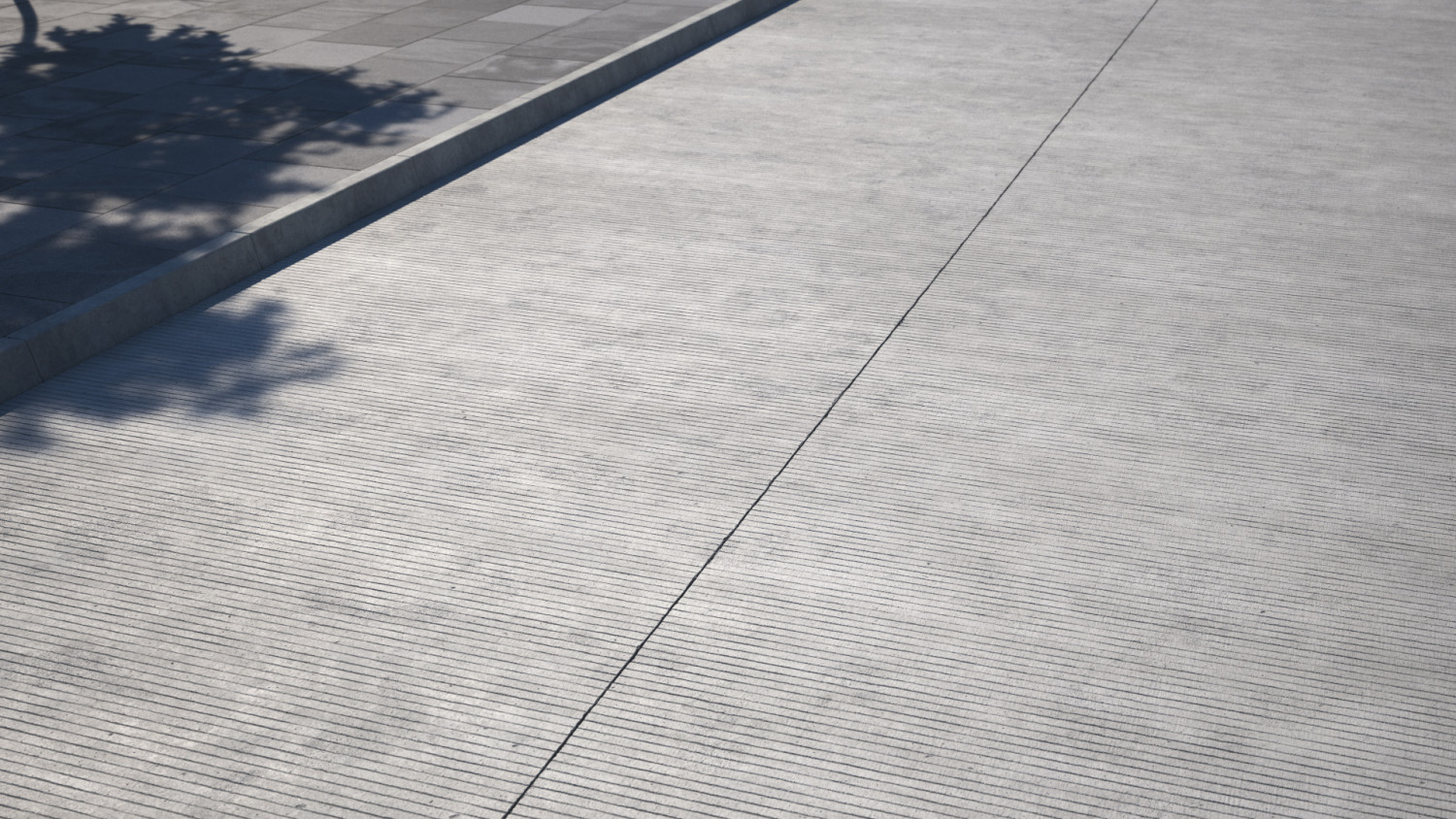 Textured concrete ground slabs