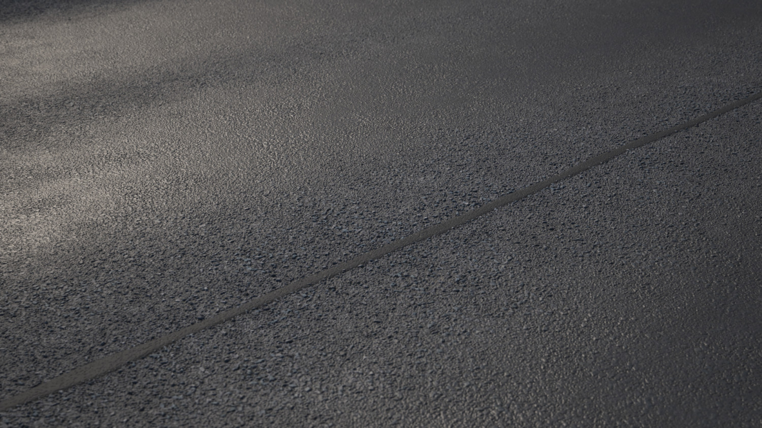 New asphalt road texture