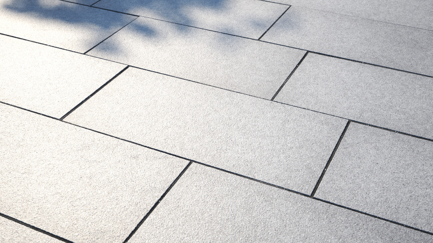 Modern granite paving texture