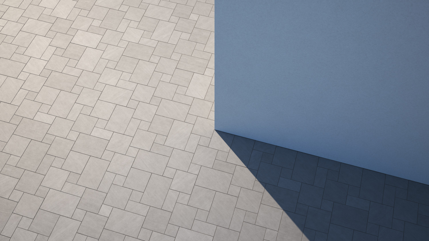 Smooth square stone paving texture