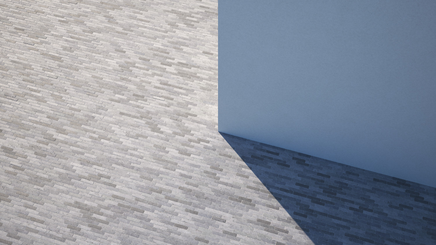 Grey brick paving texture