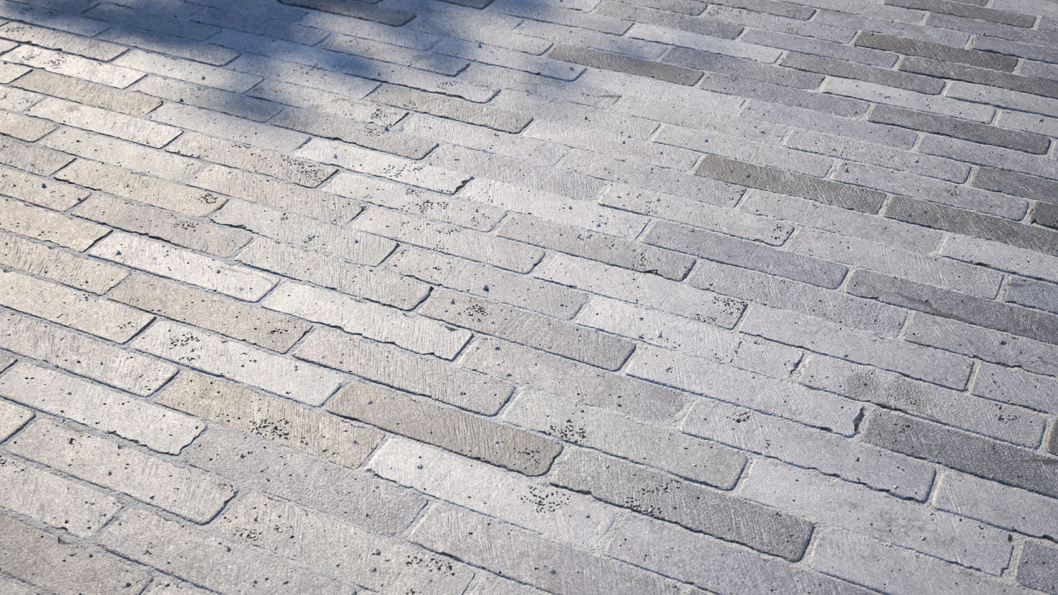 Grey brick paving texture