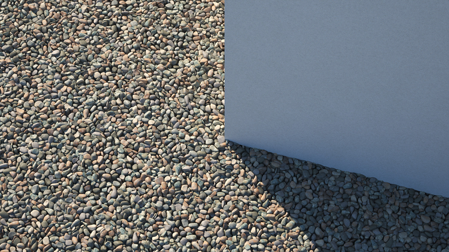 Round pebbles texture