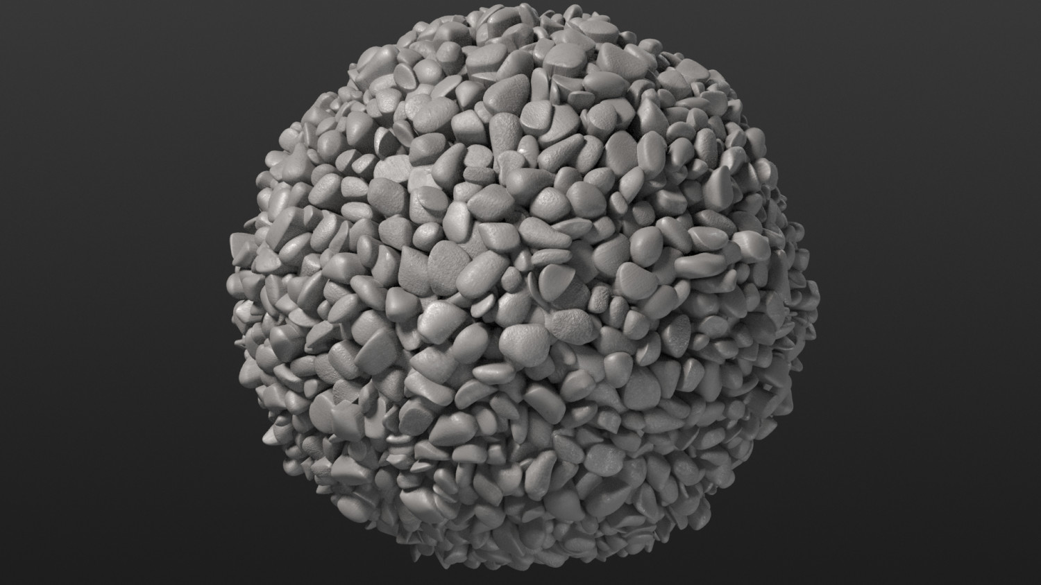 Round pebbles texture