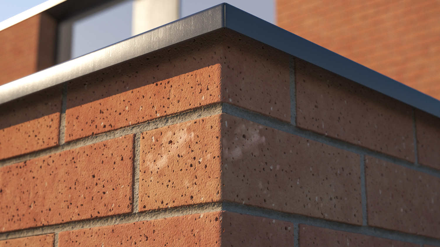 Orange australian brick texture