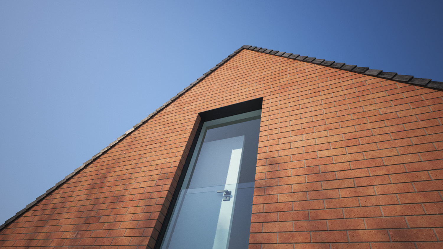 Orange australian brick texture