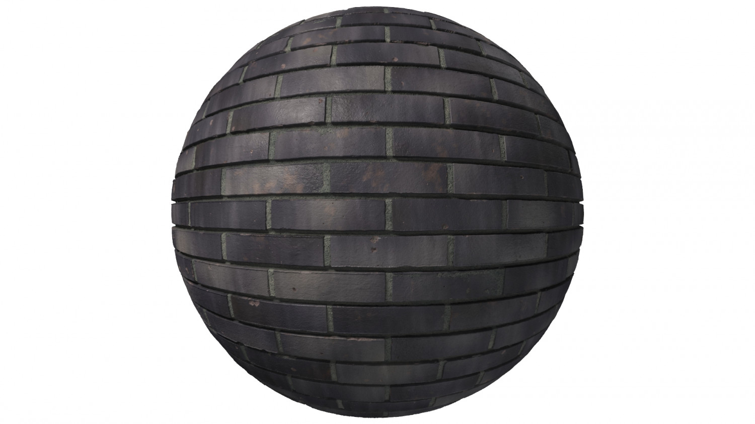 Modern black clinker brick texture