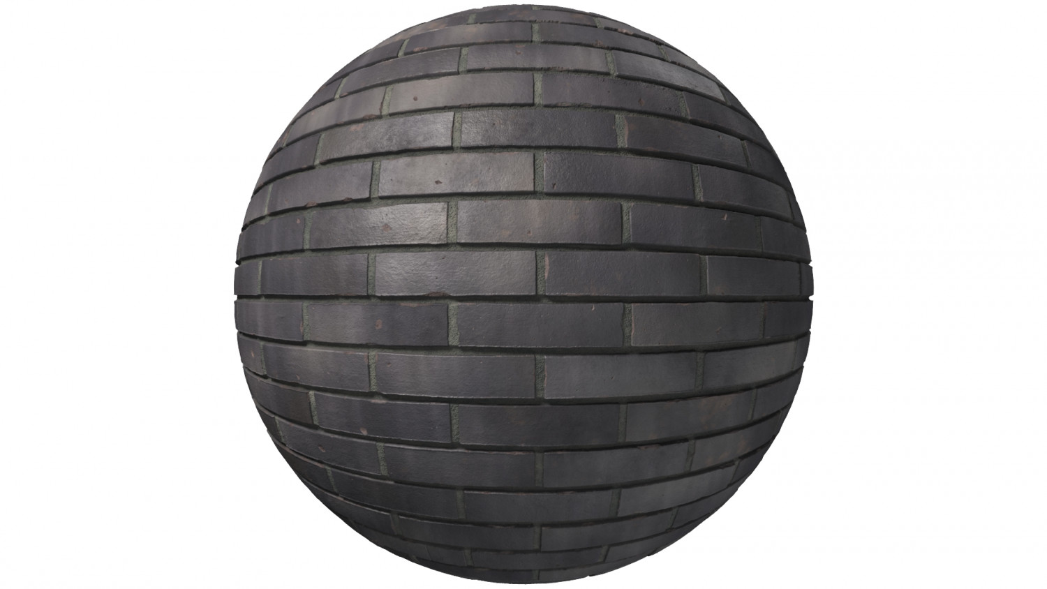 Modern black clinker brick texture