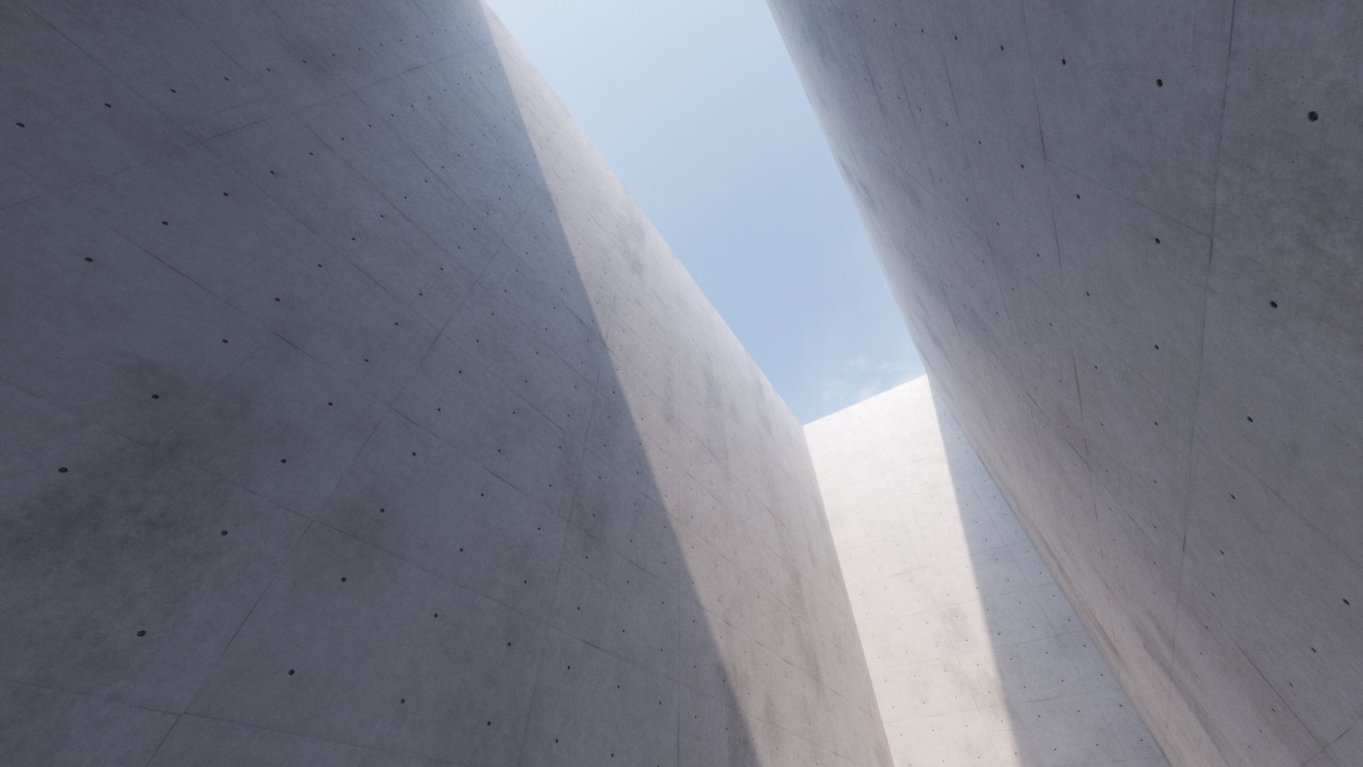Tadao Ando cement wall texture