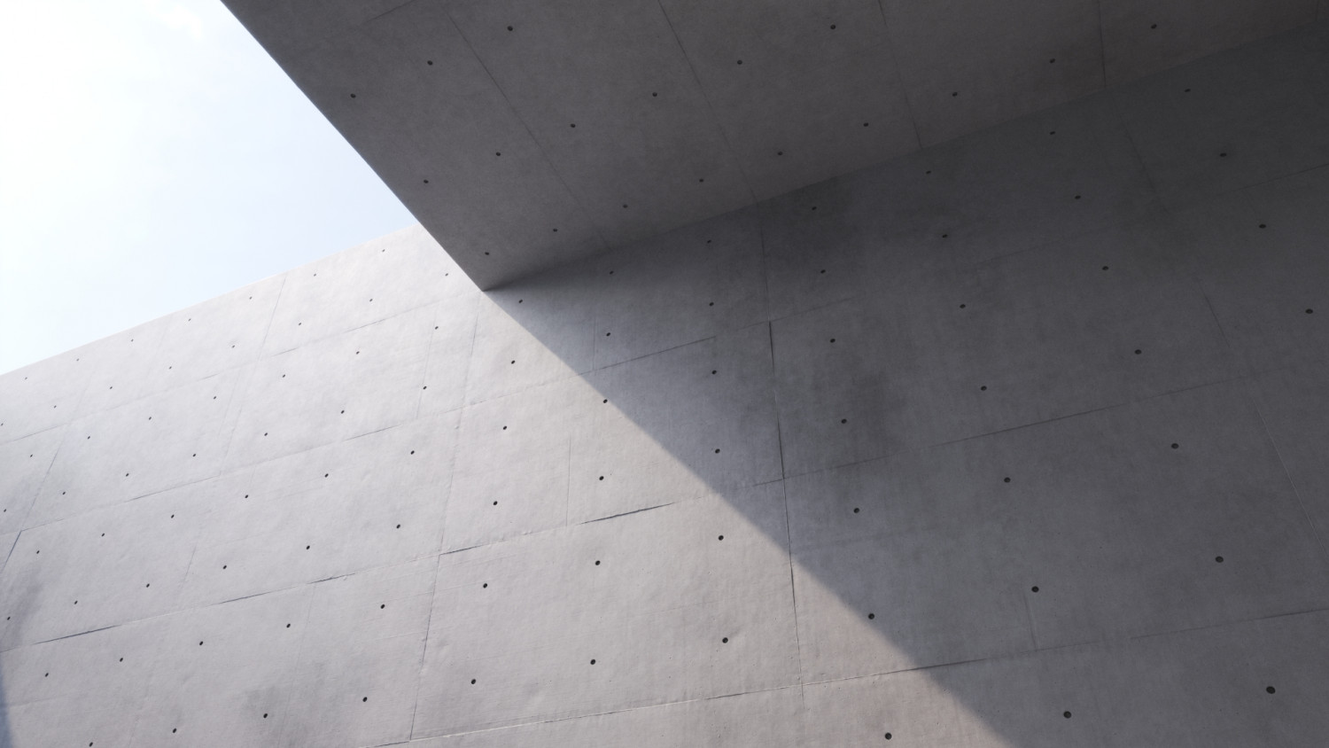 Tadao Ando cement wall texture