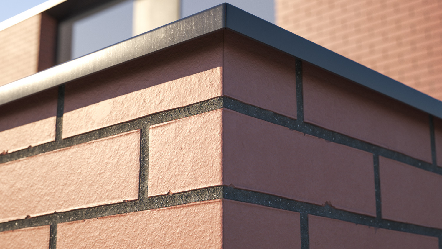 Clean clinker brick texture