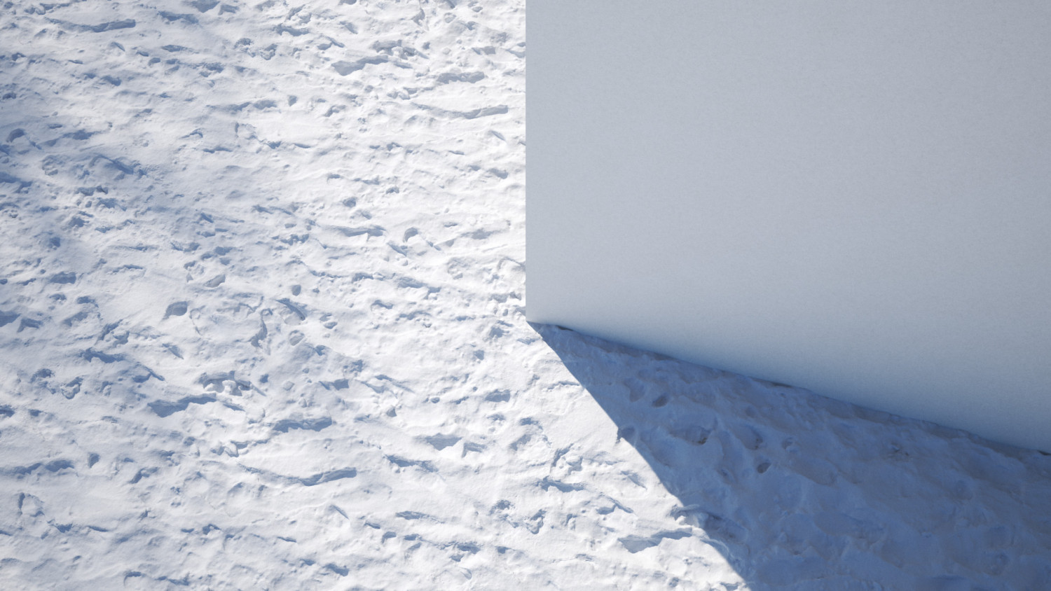 Snow with footsteps texture