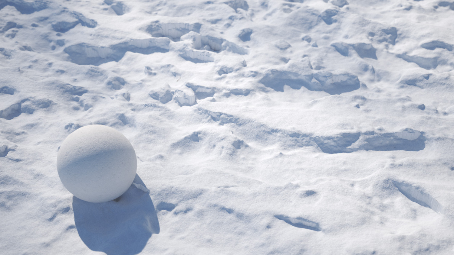 Snow with footsteps texture