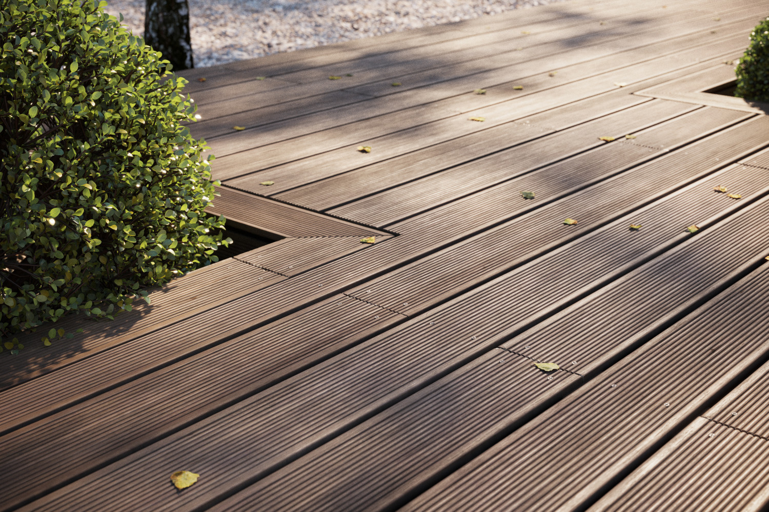 Oak wood decking texture