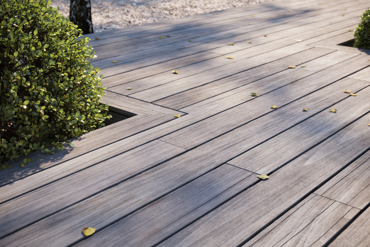 Siberian Larch decking texture