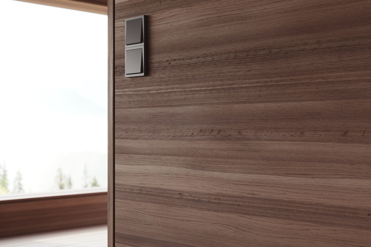 Walnut veneer texture