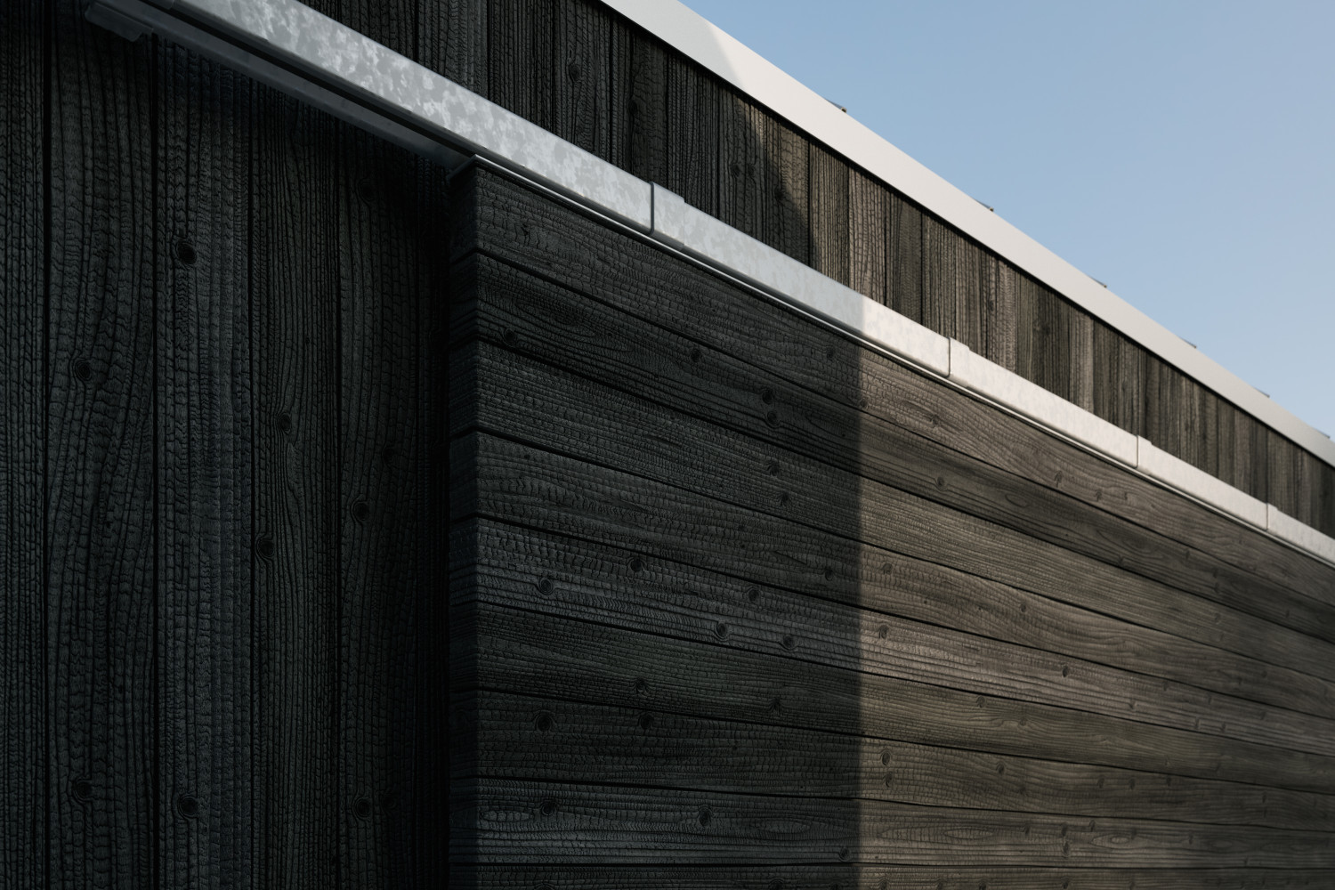 Shou Sugi Ban cladding texture