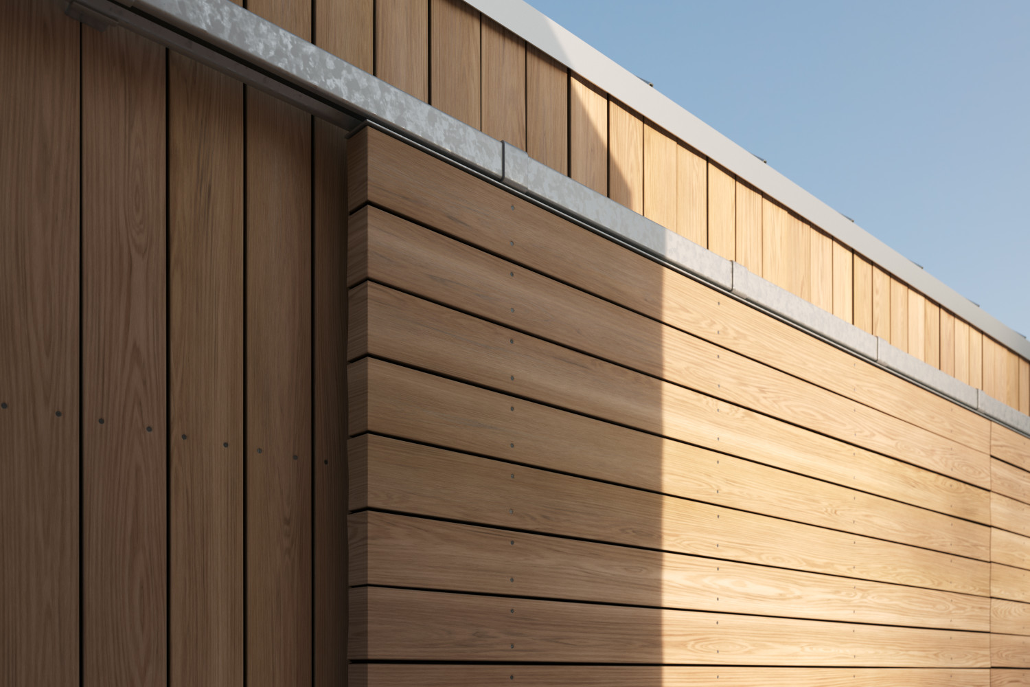 Larch cladding texture