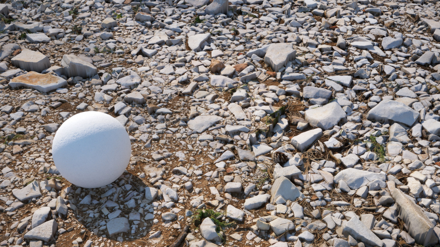 Natural crushed rocks ground texture