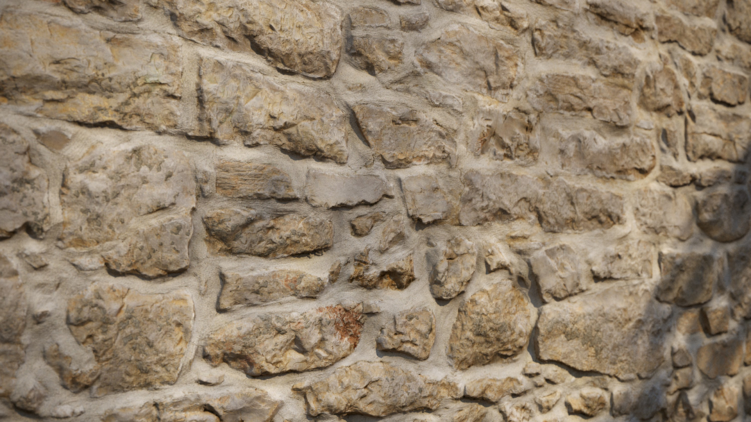 Yellow stone wall texture