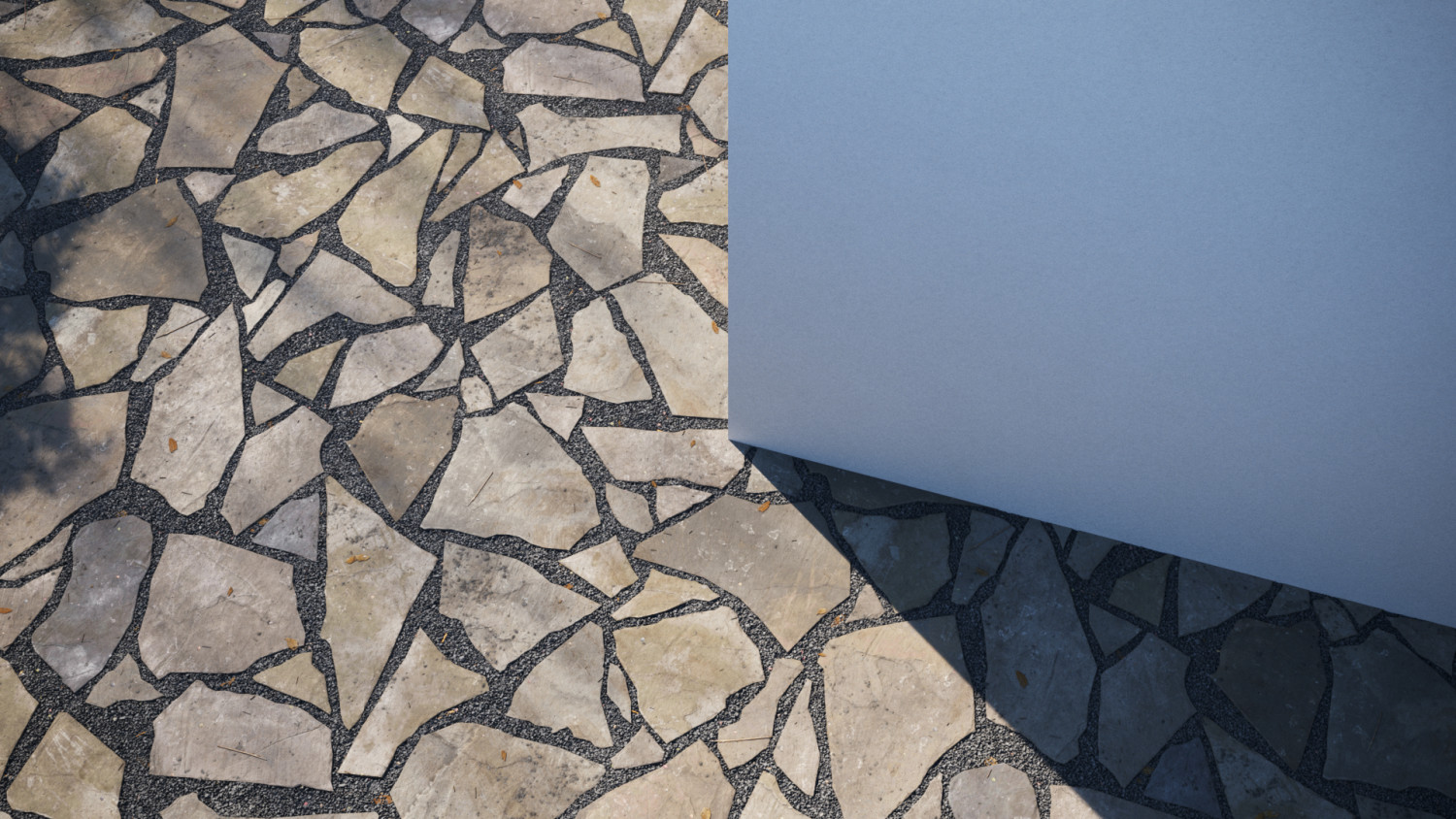 Crazy stone pavement texture