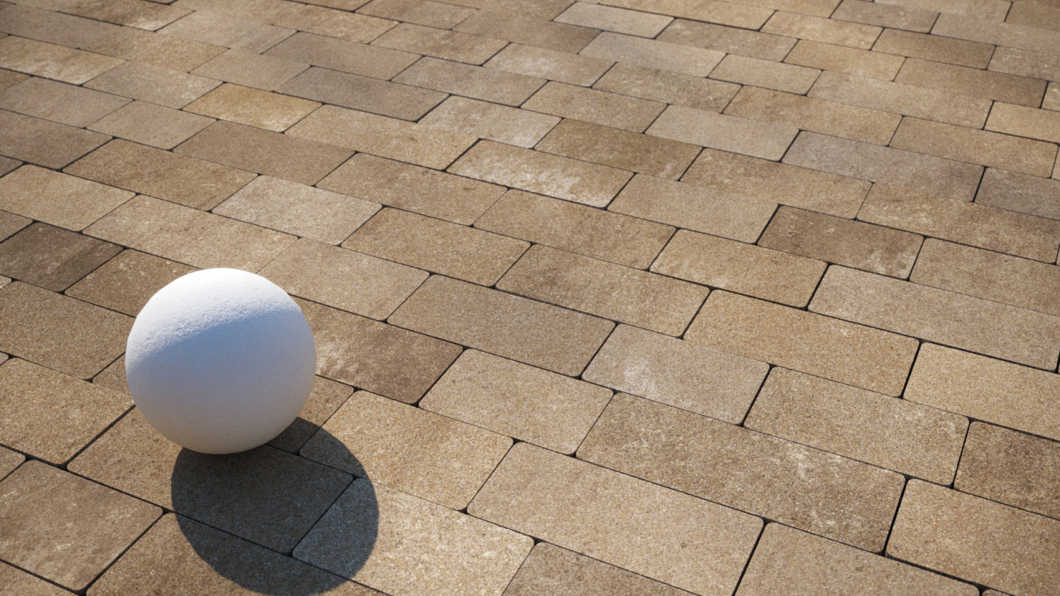 Yellow concrete pavement texture